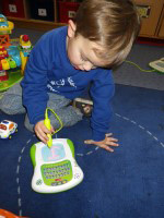 Playing with lead pad