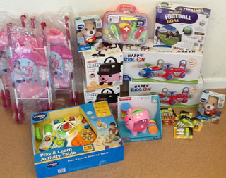 Toy Donation to Family Centre in Wales