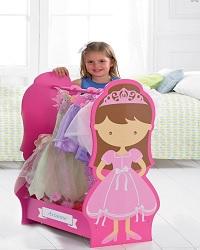 princess dressing up rail A little corner made for dress-up magic We turned our shelf into the sweetest little dress-up rail and I LOVE it! Perfect for keeping all the twirly dresses, princess gowns and